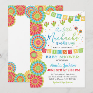 Fiesta Invitación Baby Shower Chico Fiesta Ducha