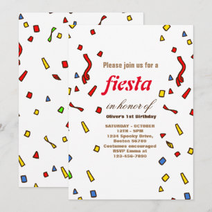 Fiesta Invitación de cumpleaños Chalkboard México