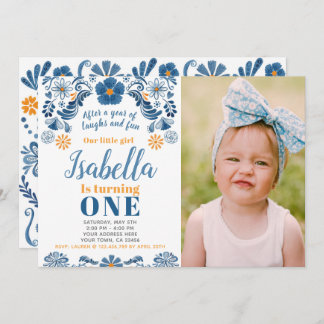 Fiesta Invitación de cumpleaños con tu foto