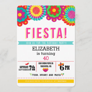 Fiesta Invitación de Fiesta Mexicana