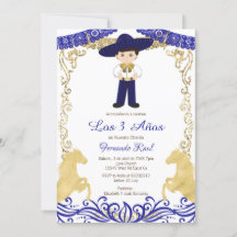 Fiesta Invitaciones Tres Anos de Flores Blancas  