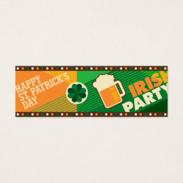 Fiesta irlandés Shamrock en el Día de San Patricio