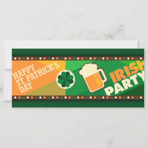 Fiesta irlandés Shamrock en el Día de San Patricio