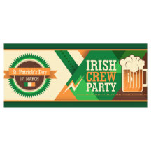 Fiesta irlandés Shamrock en el Día de San Patricio