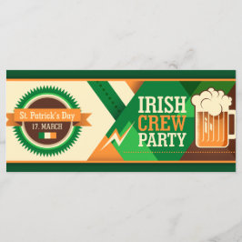 Fiesta irlandés Shamrock en el Día de San Patricio