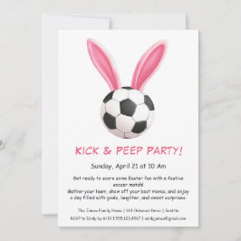 Fiesta Kick & Peep – Invitación de Fútbol de Pascu