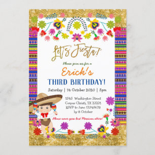 Fiesta, la invitación al cumpleaños mexicano