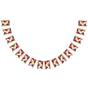 Fiesta LGBT de Banner de Bunding con bandera de pl