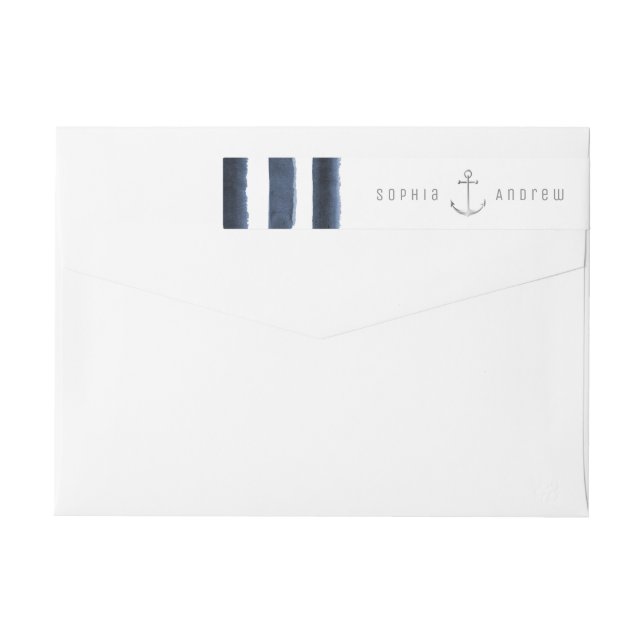 Fiesta marina acuática boda playa náutica (Reverso)