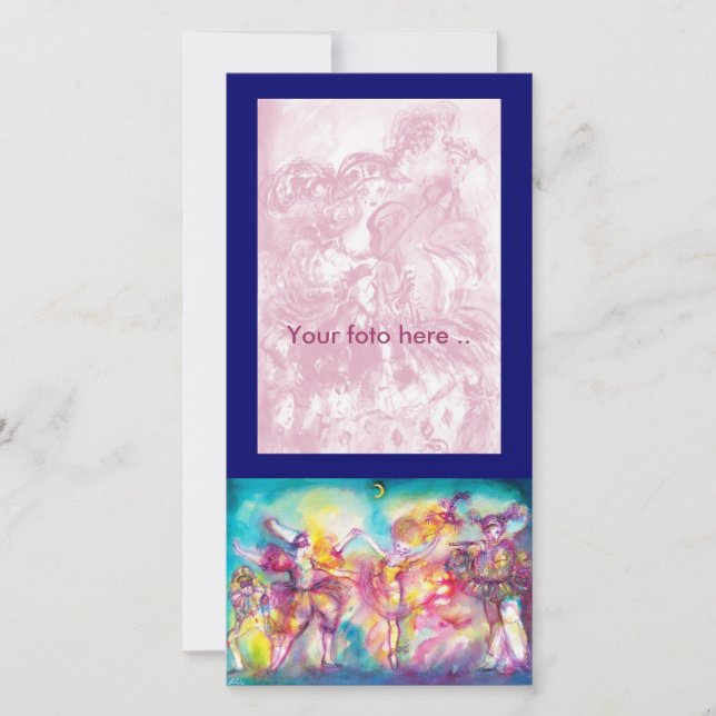 FIESTA MASQUERADE, Máscaras Mardi Gras, Danza, Mús (Anverso)