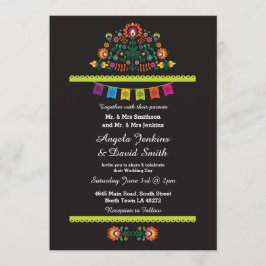 Fiesta Mexicana Boda Invitación brillante