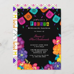 Fiesta Mexicana Bridesmaids Invitación al almuerzo