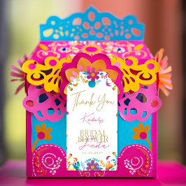 Fiesta Mexicana Flores Bridal Ducha Etiqueta Favor