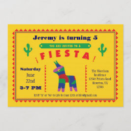 Fiesta Mexicana Invitación a Fiesta de Cumpleaños