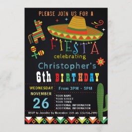 FIESTA MEXICANO DE LA FIESTA DE LA INVITACIÓN EL