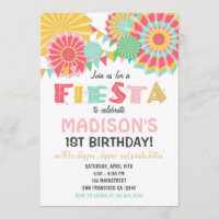 Fiesta México Invitación a fiesta de cumpleaños Or