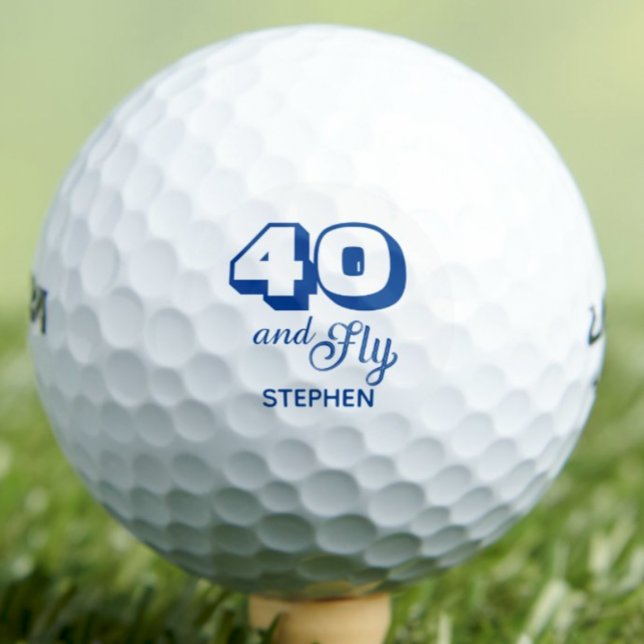 Fiesta moderno de 40 años bolas de golf simples de (Subido por el creador)
