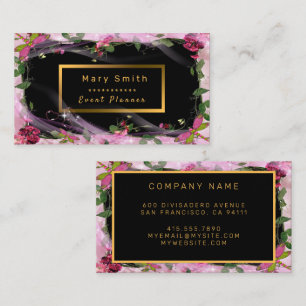 Fiesta moderno Gold Añadir tu tarjeta de visita de