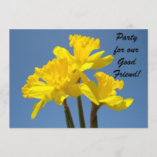 Fiesta para un buen amigo! Invitaciones Flor de Na