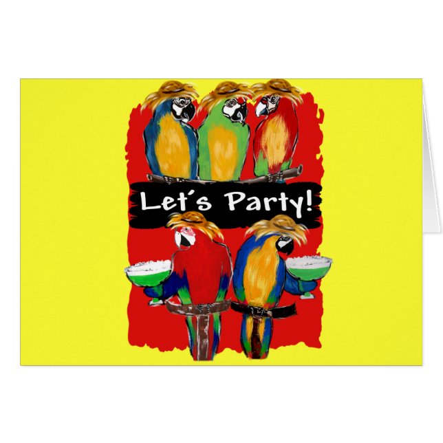 FIESTA PARROTS (Anverso (Horizontal))
