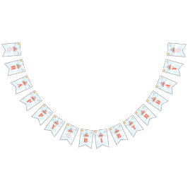 Fiesta piloto del elefante de la bandera de cumple