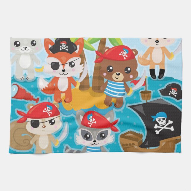 fiesta Pirate Kitchel Toalla (Horizontal)