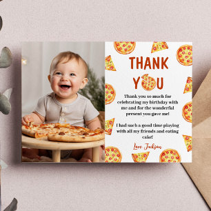Fiesta Pizza Gracias Tarjeta Cumpleaños
