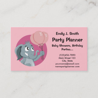 Fiesta planner personalizado tarjeta de visita