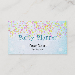 Fiesta Planner tarjeta de visita