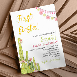 Fiesta Primera Invitación de Cumpleaños