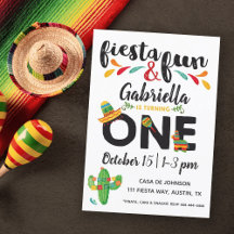 Fiesta Primera Invitación de Cumpleaños