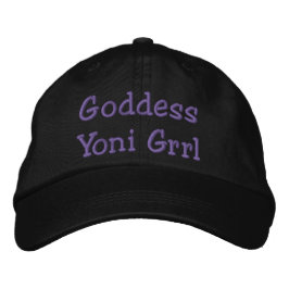 Fiesta púrpura diosa grrl Gorra Yoni