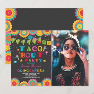 Fiesta Quinceanera Invitación Taco Bout A Fiesta