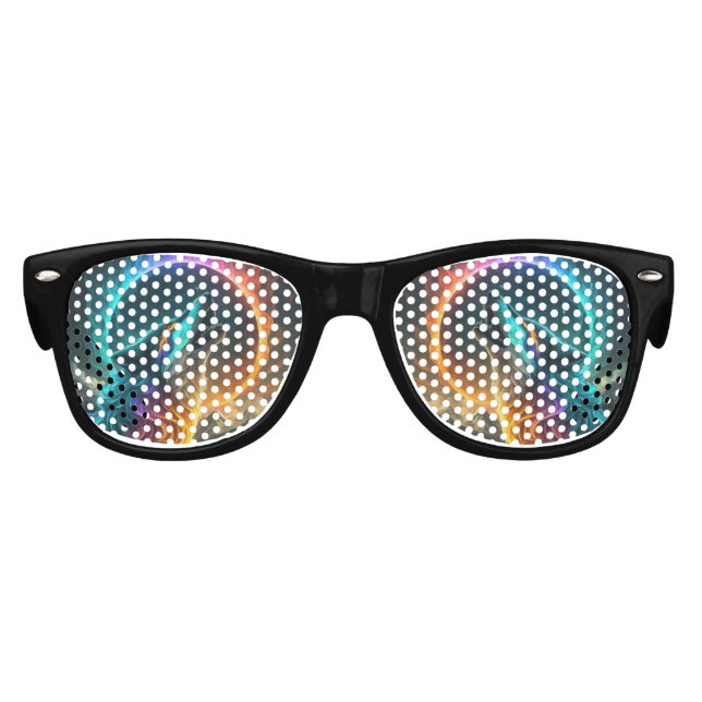 Fiesta Retro Gafas de lente de lobo personalizado, ojo único de (Anverso)