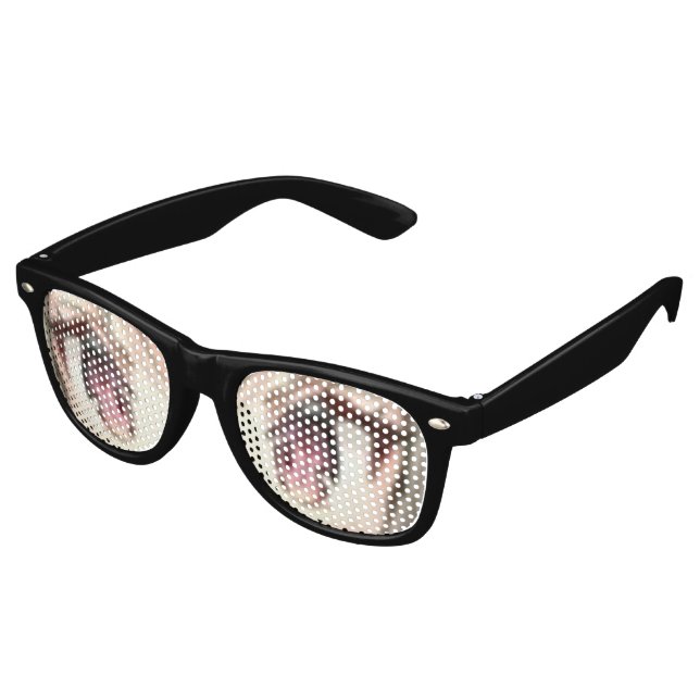 Fiesta Retro gafas de ojo de anime ( chica ) (Ángulo)