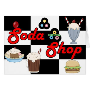Fiesta Retro Rock 'n' Roll Tienda de Refrescos