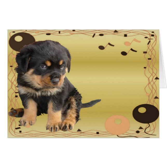 Fiesta Retro Rottweiler (Anverso (Horizontal))
