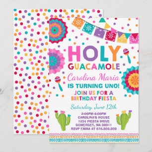 Fiesta santo del Guacamole de la invitación del