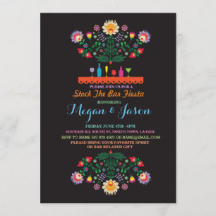 Fiesta Stock El Bar México Parejas Invitación