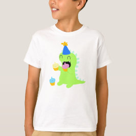 ¡FIESTA T-REX de la camisa del DINOSAURIO de Rawr!