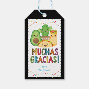 Fiesta Taco Baby Shower Favor Gracias Etiqueta