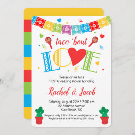 Fiesta Taco Bout Love Bridal Shower Invitación