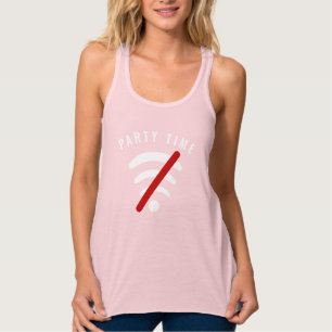 Fiesta Time Tank Top Offline Wi-Fi Free - Tu Texto