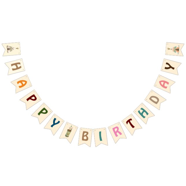 Fiesta Tribal Fiesta de Cumpleaños 🥳 Banderas     (Todo)