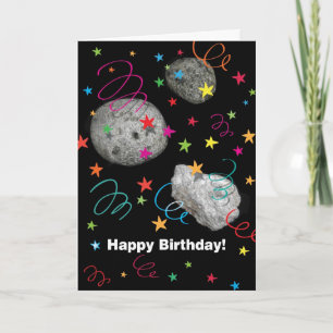 Fiesta Tu Tarjeta De Cumpleaños De Los Asteroides 