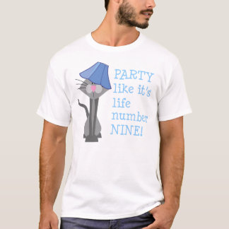 ¡FIESTA, vida número NUEVE! Camiseta