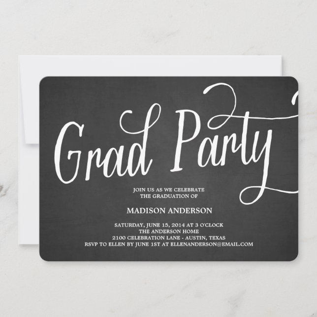 Fiesta Whimsy Grad | Invitación a graduación (Anverso)