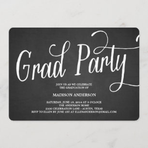 Fiesta Whimsy Grad   Invitación a graduación