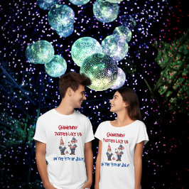 Fiestas De Gnomebody Como La Camiseta Estadouniden