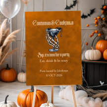 Fiestas de Halloween de disfraces espeluznantes y 